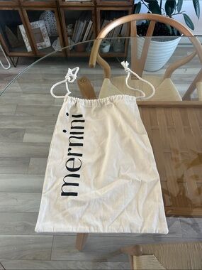 Mernini Drawstring Canvas Tote Bag